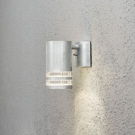 Buiten wandlamp Modena dubbel strip 1-lichts grijs