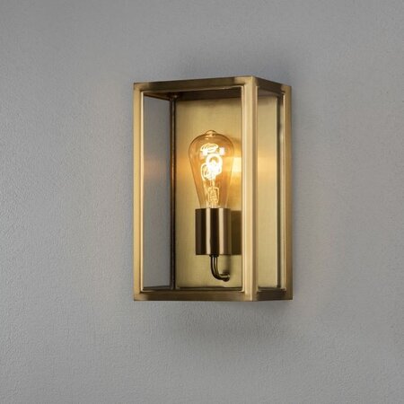 Konstsmide Moderne buiten wandlamp Carpi 30 cm brons