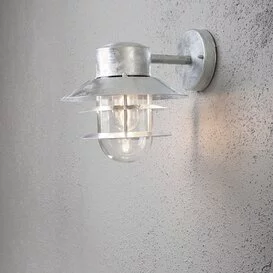 Buiten wandlamp Modena neerwaarts staal 24 cm