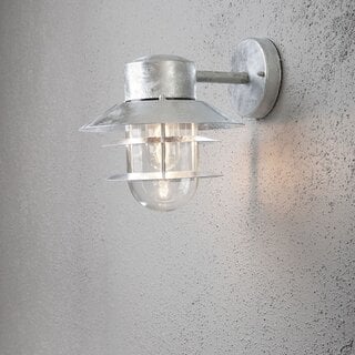 Buiten wandlamp Modena neerwaarts staal 24 cm