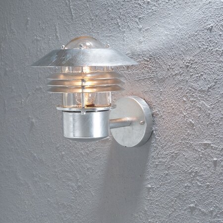 Konstsmide Klassieke buiten wandlamp Modena opwaarts 21 cm staal