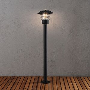 Konstsmide Moderne staande buitenlamp Modena 1-lichts zwart 98 cm hoog