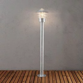 Staande buitenlamp Modena 1-lichts staal 98 cm