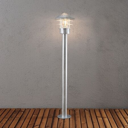 Konstsmide Moderne staande buitenlamp Modena 1-lichts staal