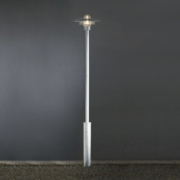 Konstsmide Moderne - Buitenlamp - 1 lichts - 225 cm - Staal - Modena