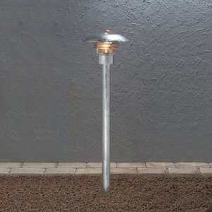 Konstsmide Moderne buitenlamp Modena 1-lichts 98 cm staal
