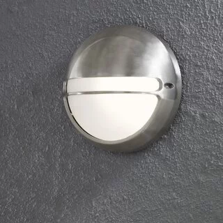 Buiten wandlamp Torino staal 26 cm