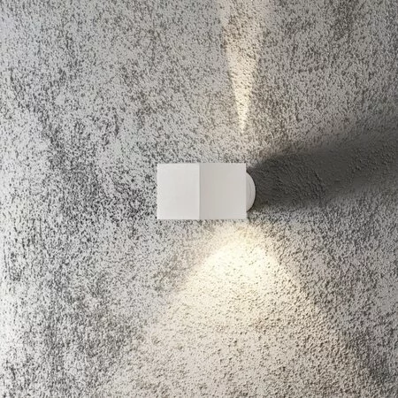Konstsmide Moderne buiten wandlamp Modena 1-lichts 10 cm wit