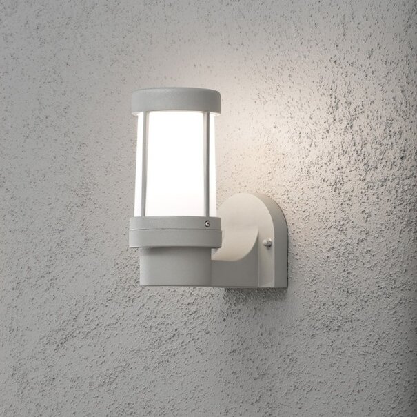 Konstsmide Moderne - Buiten Wandlamp - Grijs - 23,5 cm - 1-lichts - Siena