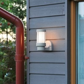 Buiten wandlamp Siena grijs opwaartse 23,5 cm