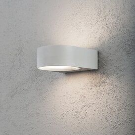 Buiten wandlamp Teramo grijs 7 cm