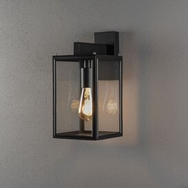 Buiten wandlamp Carpi zwart 33 cm