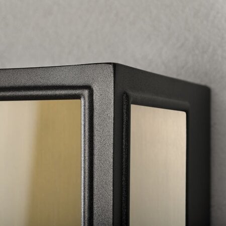 Konstsmide Moderne buiten wandlamp Carpi 30 cm zwart brons