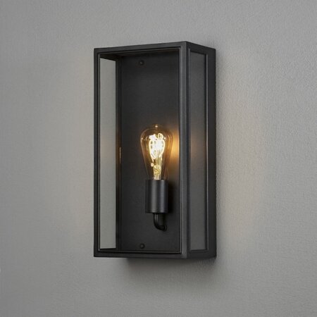 Konstsmide Moderne buiten wandlamp Carpi 40 cm zwart