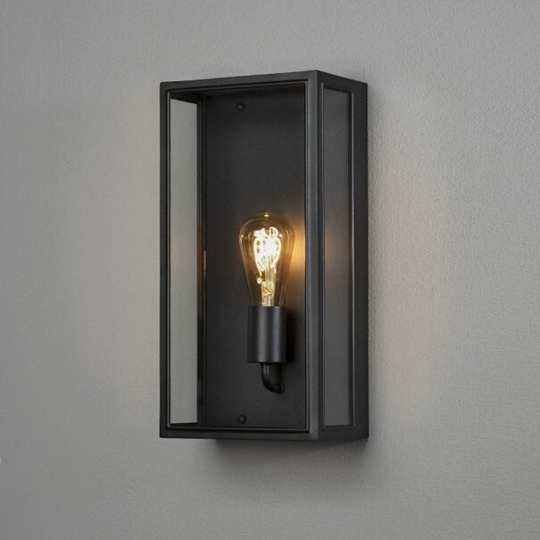 Konstsmide Moderne - Buiten Wandlamp - Zwart - 40 cm - Carpi