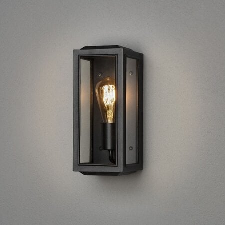 Konstsmide Moderne buiten wandlamp Carpi 18 cm zwart