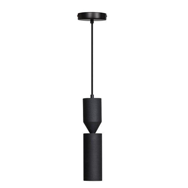 ETH Moderne - Hanglamp - 2 Lichts - Koker - Mat Zwart - Pencil