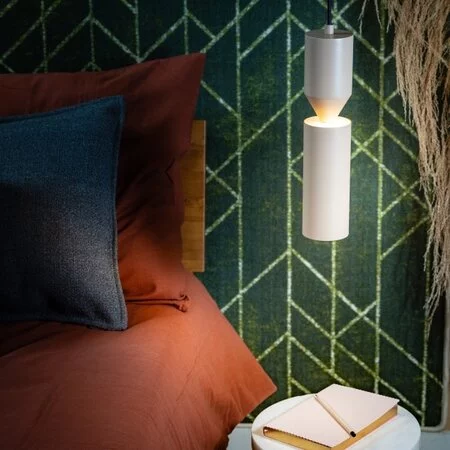 ETH Moderne hanglamp Pencil 2-lichts mat zand