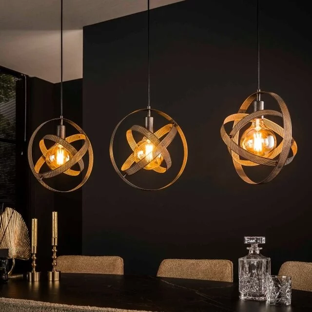 Hanglamp Cosmo 3-lichts charcoal