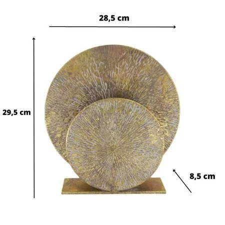 BelaLuz Industriële Moderne tafellamp Altin small 1-lichts goud