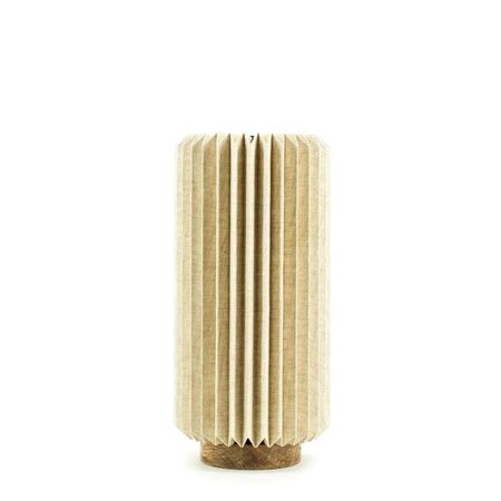 By-Boo Landelijke Design tafellamp Zuki 1-lichts naturel