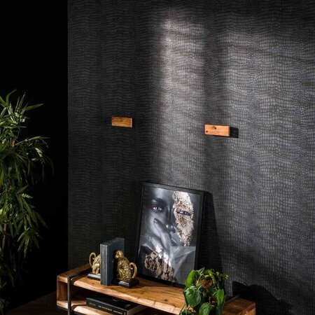 BelaLuz Landelijke Wandplank Gaia 100 cm acaciahout