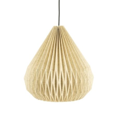 By-Boo Landelijke Japandi hanglamp Zuki 3 1-lichts naturel