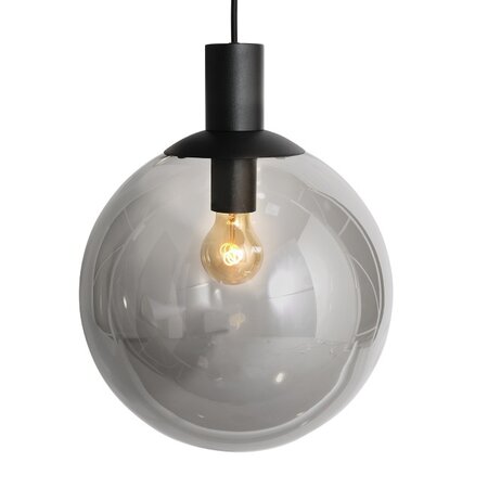 Steinhauer Hotel Chique hanglamp Bollique 5-lichts getrapt koker met smoke glas