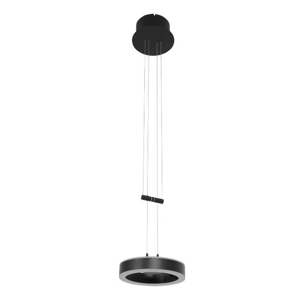 Steinhauer Moderne - Design - Hanglamp - 1 Lichts - Zwart - Piola