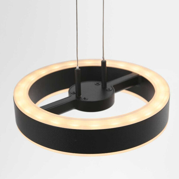 Steinhauer Moderne - Design - Hanglamp - 1 Lichts - Zwart - Piola