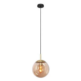 Hanglamp Bollique 1-lichts amber 30 cm