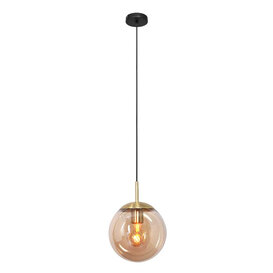 Hanglamp Bollique 1-lichts amber 20 cm