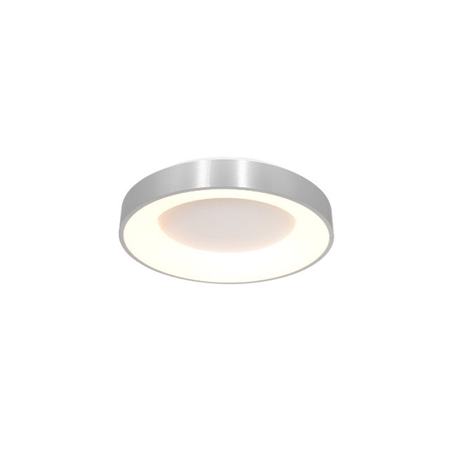 Plafondlamp Ringlede Ø30 cm zilver