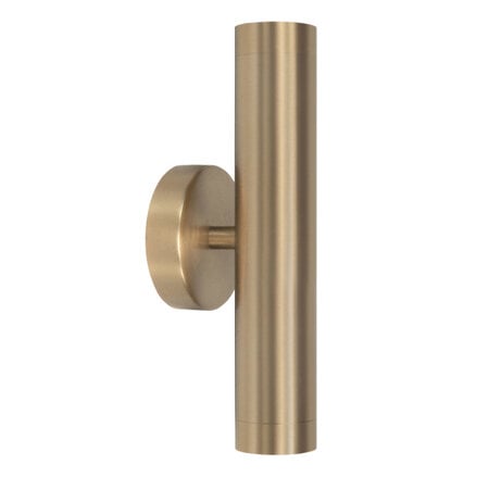Highlight Moderne Industriële wandlamp Perugia 2-lichts goud