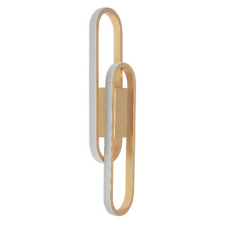 Wandlamp Anello 1 lichts goud 50 cm