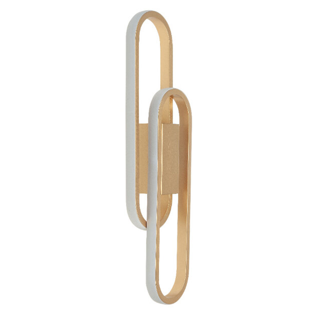 Wandlamp Anello 1 lichts goud 50 cm