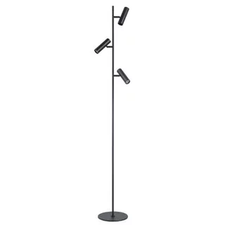 Vloerlamp Trend 3 lichts zwart