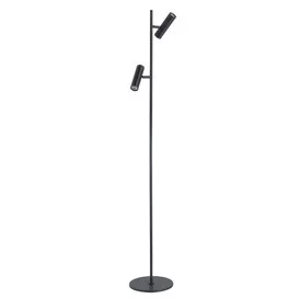Vloerlamp Trend 2 lichts zwart