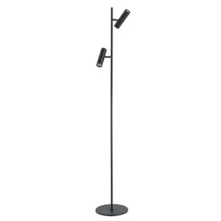 Vloerlamp Trend 2 lichts zwart