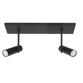 Opbouwspot Trend 2-lichts zwart