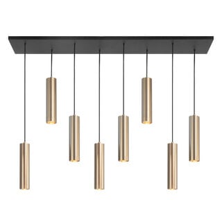 Hanglamp Perugia 8 lichts goud