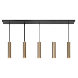 Hanglamp Perugia 5 lichts goud