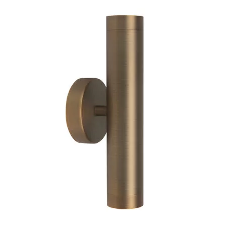 Highlight Moderne Industriële wandlamp Perugia 2-lichts brons
