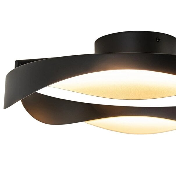 Highlight Moderne - Design - Plafondlamp - Zwart - Goud - Ascoli