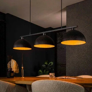 Hanglamp Strice 3-lichts charcoal