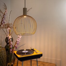 Hanglamp Wire 1-lichts Ø50 cm mat zand