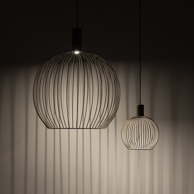 Hanglamp Wire 1-lichts Ø40 cm mat zand
