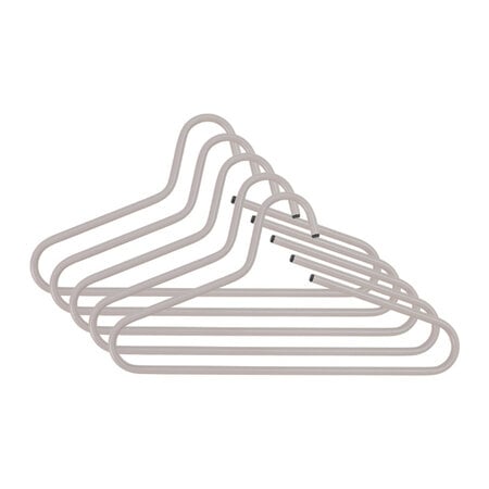 BelaLuz Moderne Kledinghangers Polo Silky taupe staal