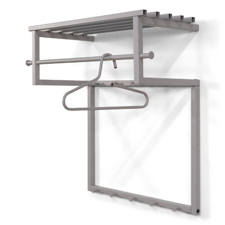 BelaLuz Moderne Industriële kapstok Rizzoli Silky taupe