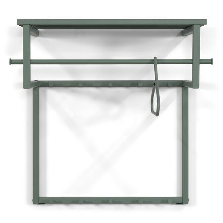 BelaLuz Moderne Industriële kapstok Rizzoli Dusty Green